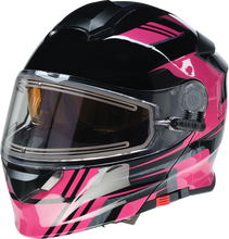 Load image into Gallery viewer, Z1R, Z1R Solaris 2.0 Helmet First Tracks Electric Dual Pane Black/Pink XL - Part 0120-0847