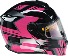 Load image into Gallery viewer, Z1R, Z1R Solaris 2.0 Helmet First Tracks Electric Dual Pane Shield Black/Pink 2XL - Part 0120-0848