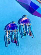 Load image into Gallery viewer, Jellyfish Acrylic Statement Earrings