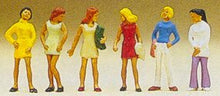 Load image into Gallery viewer, Preiser 10122 HO Scale Pedestrians -- Group of Girls