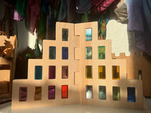 Load image into Gallery viewer, **Pre-order (Ships in 2-3 Weeks)**2 Pcs Wooden Skyline Window Building Set ONLY