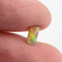 Load image into Gallery viewer, Rectangle Natural Australian Black Opal Loose Gemstone 0.40ct