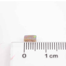 Load image into Gallery viewer, Rectangle Natural Australian Black Opal Loose Gemstone 0.40ct
