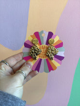 Load image into Gallery viewer, Bejeweled Titanium Statement Dangles