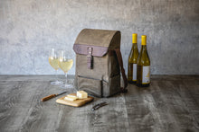 Load image into Gallery viewer, 2 Bottle Insulated Wine &amp; Cheese Cooler Tote