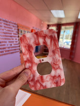 Load image into Gallery viewer, Red Marbled Outlet Cover