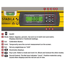 Load image into Gallery viewer, Stabila 36524 24" Type 196-2 Digital TECH Levels With Case