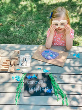 Load image into Gallery viewer, 32 Pcs Wooden Math Number Building Blocks Set with Tray