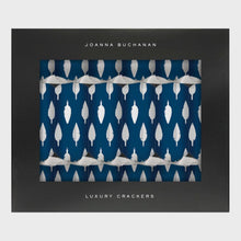 Load image into Gallery viewer, Luxury celebration crackers, navy with silver, set of six