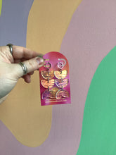 Load image into Gallery viewer, Shimmering Iridescent Petal Earrings