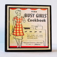 Load image into Gallery viewer, Funny Vintage Cookbook Cover Kitchen Coasters