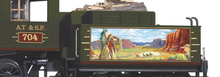Load image into Gallery viewer, Piko 38233 G Scale SF Mogul Loco 704 Sound