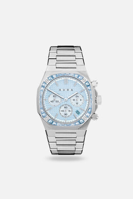 Chronograph 001: Steel/Azure
