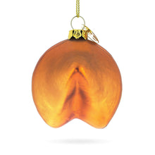 Load image into Gallery viewer, Fortune Cookie Delight Glass Christmas Ornament