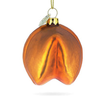 Load image into Gallery viewer, Fortune Cookie Delight Glass Christmas Ornament