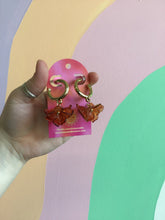 Load image into Gallery viewer, Momma’s Bouquet Flower Hoop Earrings