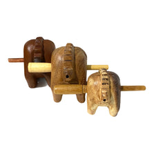 Load image into Gallery viewer, 4" Musical Wooden Cat Percussion Whistle Instrument