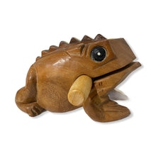Load image into Gallery viewer, Natural wooden frog