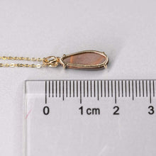 Load image into Gallery viewer, Minimalist Australian Boulder Opal Necklace Pendant 18K Yellow Gold