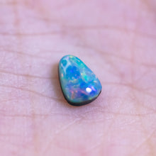 Load image into Gallery viewer, Pear Natural Australian Black Opal 0.43 ct Loose Gemstone Jewelry Making Design