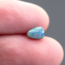 Load image into Gallery viewer, Pear Natural Australian Black Opal 0.43 ct Loose Gemstone Jewelry Making Design