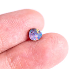 Load image into Gallery viewer, Small Round Australian Boulder Opal 0.50ct Loose Gemstone Jewelry Making