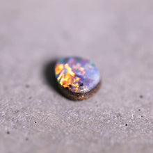 Load image into Gallery viewer, Small Round Australian Boulder Opal 0.50ct Loose Gemstone Jewelry Making