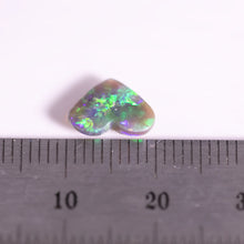 Load image into Gallery viewer, Heart Shaped Natural Australian Black Opal 1.01ct Loose Gemstone Jewelry Making