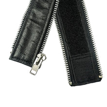 Load image into Gallery viewer, VXP51 Men's Black Universal Vest Expander Panel with Silver Aluminum Zip