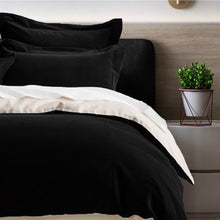 Load image into Gallery viewer, Cotton Velvet Duvet Cover Set
