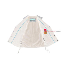 Load image into Gallery viewer, Women's Brown Zippered Vest with Lacing Details