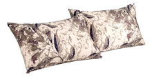 Load image into Gallery viewer, Tache Microfiber Abstract Wispy Leaf Taupe Grey Pillowcase (JHW-843)