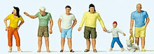 Load image into Gallery viewer, Preiser 10672 HO Scale Passers-By in Summer Clothes -- pkg(6)
