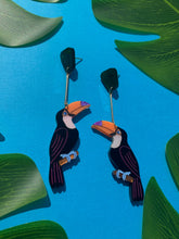 Load image into Gallery viewer, Toucans Acrylic Earrings