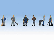 Load image into Gallery viewer, Noch 36116 N Scale Groundskeepers - Caretakers -- pkg(6)