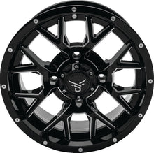 Load image into Gallery viewer, QuadBoss, QuadBoss Barbwire 14x7 Wheel - 5+2 Offset, 4/137 Bolt Pattern, Milled Finish