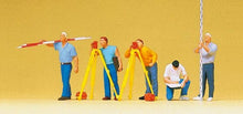 Load image into Gallery viewer, Preiser 10512 HO Scale Working People -- Surveyors pkg(5)