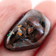 Load image into Gallery viewer, Natural Australian Boulder Opal Loose Gemstone Blue&amp; Green&amp; Yellow 10.9ct