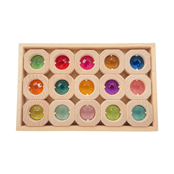 **Pre-order (Ships in 2-3 Weeks)**15 Pcs Bitcoin Pastel/Macaron Window Blocks Set with Storage Tray