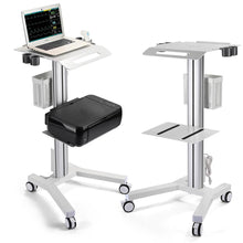 Load image into Gallery viewer, Yescom Rolling Laptop Cart with Power Outlet