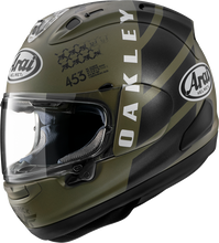 Load image into Gallery viewer, ARAI HELMETS, ARAI HELMETS Corsair-X Helmet with MVK Oakley Design – Size Large (Part Number 0101-17639)
