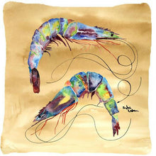 Load image into Gallery viewer, Shrimp Decorative   Canvas Fabric Pillow
