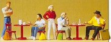 Load image into Gallery viewer, Preiser 10349 HO Scale Recreation &amp; Sports -- Students/Artists In Cafe