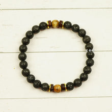Load image into Gallery viewer, Lava Earth Magic Stone Calming &amp; Grounding Bracelet