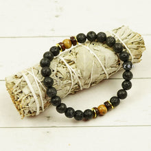 Load image into Gallery viewer, Lava Earth Magic Stone Calming &amp; Grounding Bracelet
