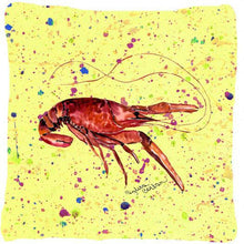 Load image into Gallery viewer, Crawfish Decorative   Canvas Fabric Pillow