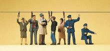 Load image into Gallery viewer, Preiser 10405 HO Scale People Working -- Street Car Crew w/Pedestrians