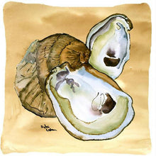 Load image into Gallery viewer, Oyster Decorative   Canvas Fabric Pillow