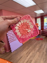 Load image into Gallery viewer, Crochet Granny Square Coaster