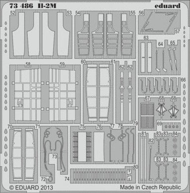 Eduard 73486 1/72 Aircraft- IL2M for ACY (Painted Self Adhesive)